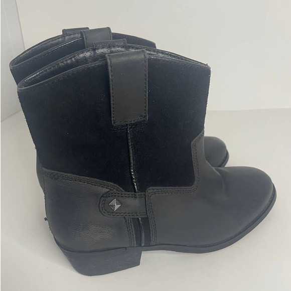 Sterling River Women's Western Cowgirl Black Ankle Boots Size 7.5 - Picture 5 of 12